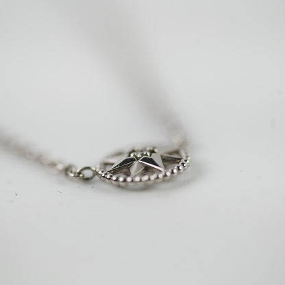 Dior Rose Des Vents Necklace 18k White Gold with Diamond - photo 4