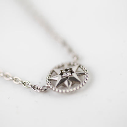 Dior Rose Des Vents Necklace 18k White Gold with Diamond - photo 3
