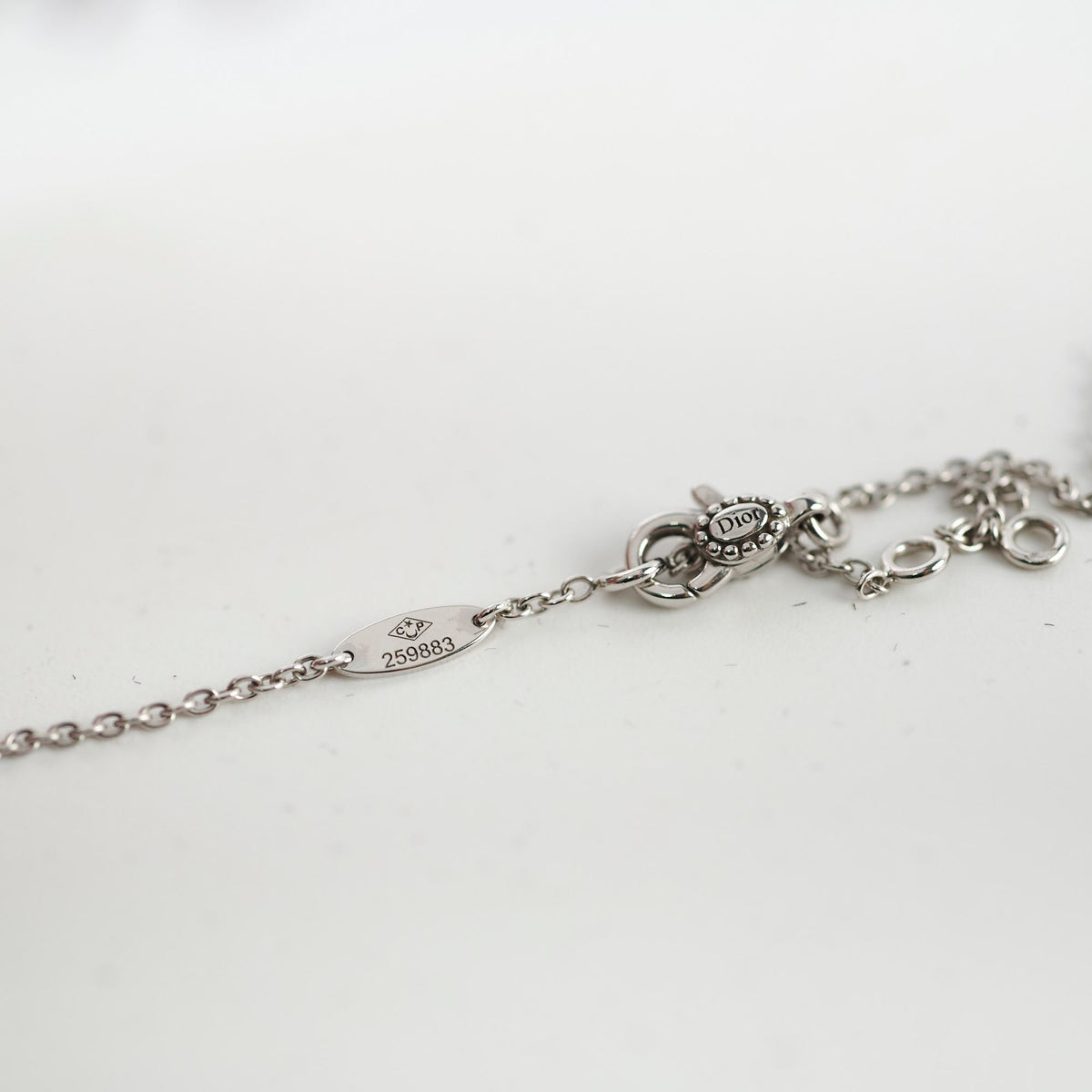 Dior Rose Des Vents Necklace 18k White Gold with Diamond - photo 2