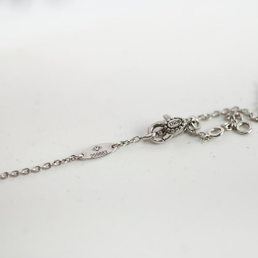 Dior Rose Des Vents Necklace 18k White Gold with Diamond - photo 2