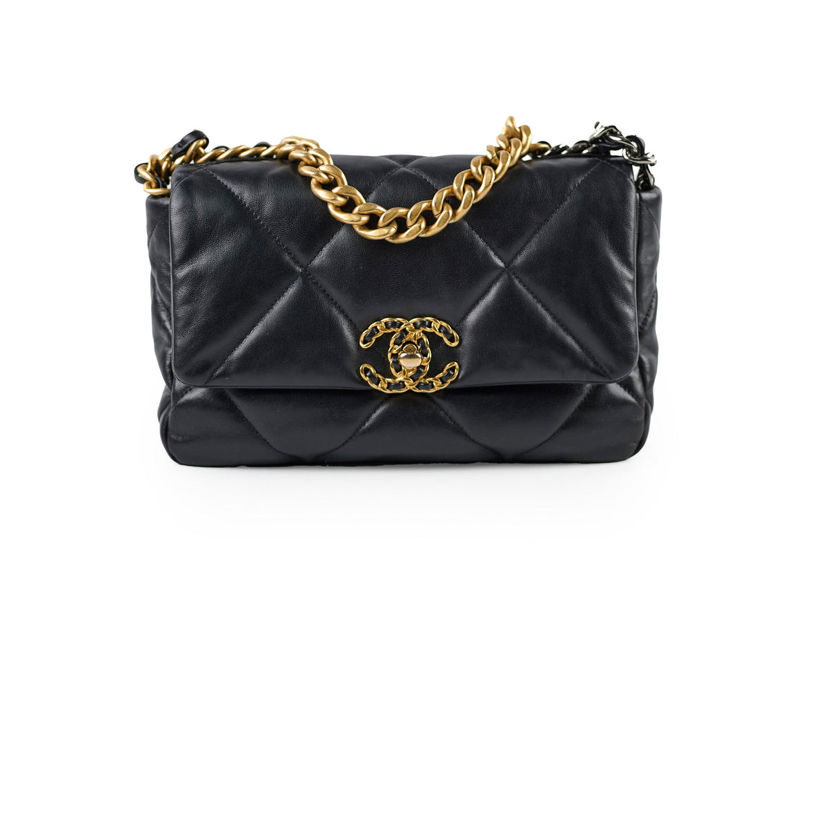 Chanel 19 Small Lambskin Black - photo 1