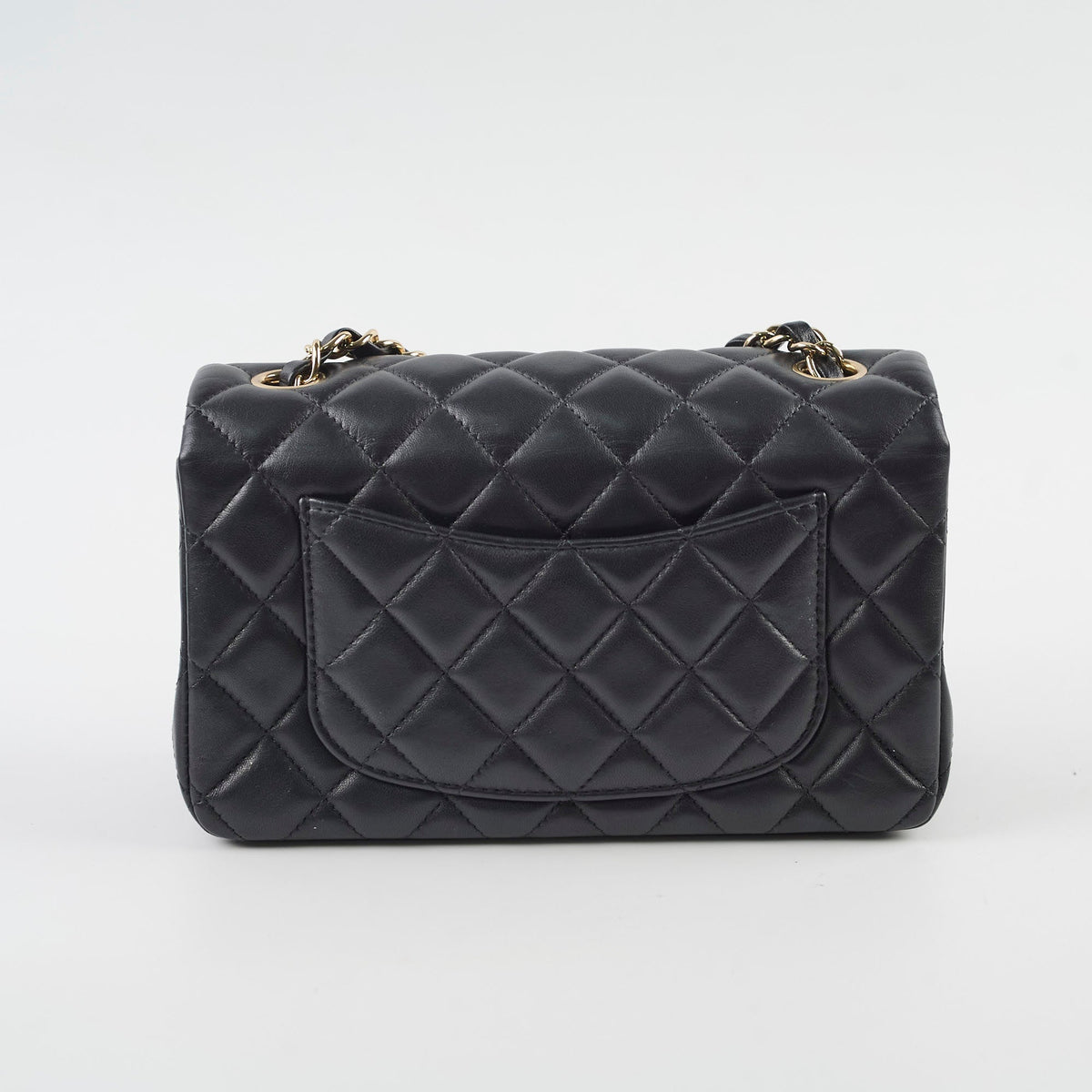 Chanel Mini Rectangular Lambskin Black Microchip 2022 - photo 2