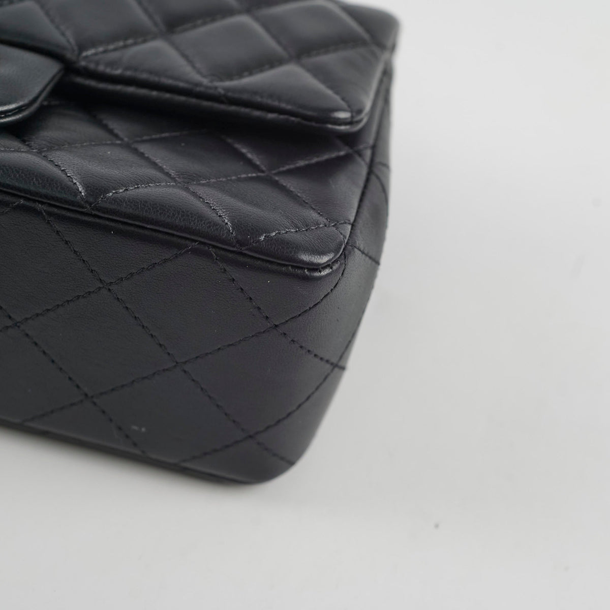 Chanel Mini Rectangular Lambskin Black Microchip 2022 - photo 10