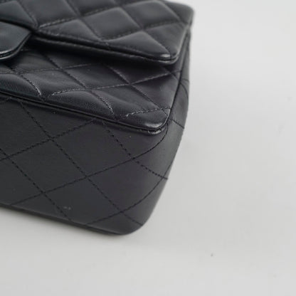 Chanel Mini Rectangular Lambskin Black Microchip 2022 - photo 10