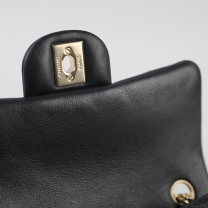 Chanel Mini Rectangular Lambskin Black Microchip 2022 - photo 9