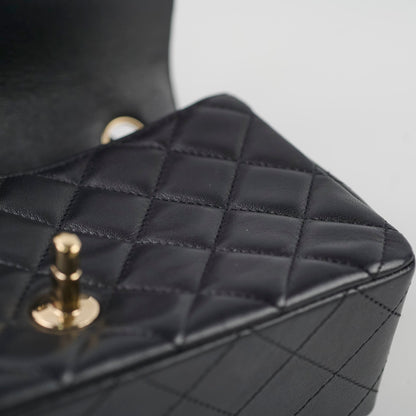 Chanel Mini Rectangular Lambskin Black Microchip 2022 - photo 7