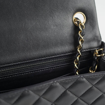 Chanel Mini Rectangular Lambskin Black Microchip 2022 - photo 5