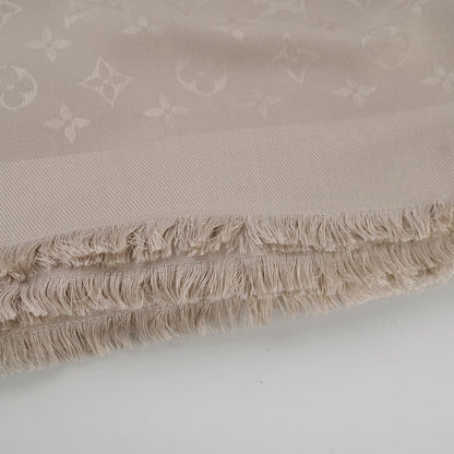 Louis Vuitton Chale Monogram Silk Shawl Beige - photo 8