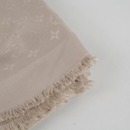 Louis Vuitton Chale Monogram Silk Shawl Beige - photo 6