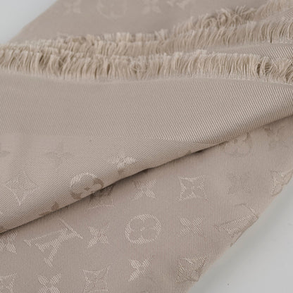 Louis Vuitton Chale Monogram Silk Shawl Beige - photo 4