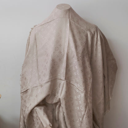 Louis Vuitton Chale Monogram Silk Shawl Beige - photo 2