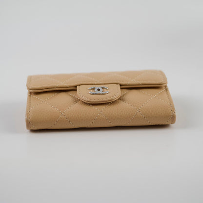 Chanel CC Caviar Beige Cardholder (Microchipped) - photo 4