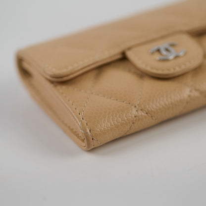 Chanel CC Caviar Beige Cardholder (Microchipped) - photo 12