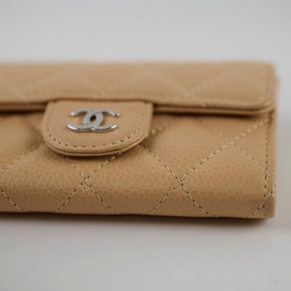 Chanel CC Caviar Beige Cardholder (Microchipped) - photo 11