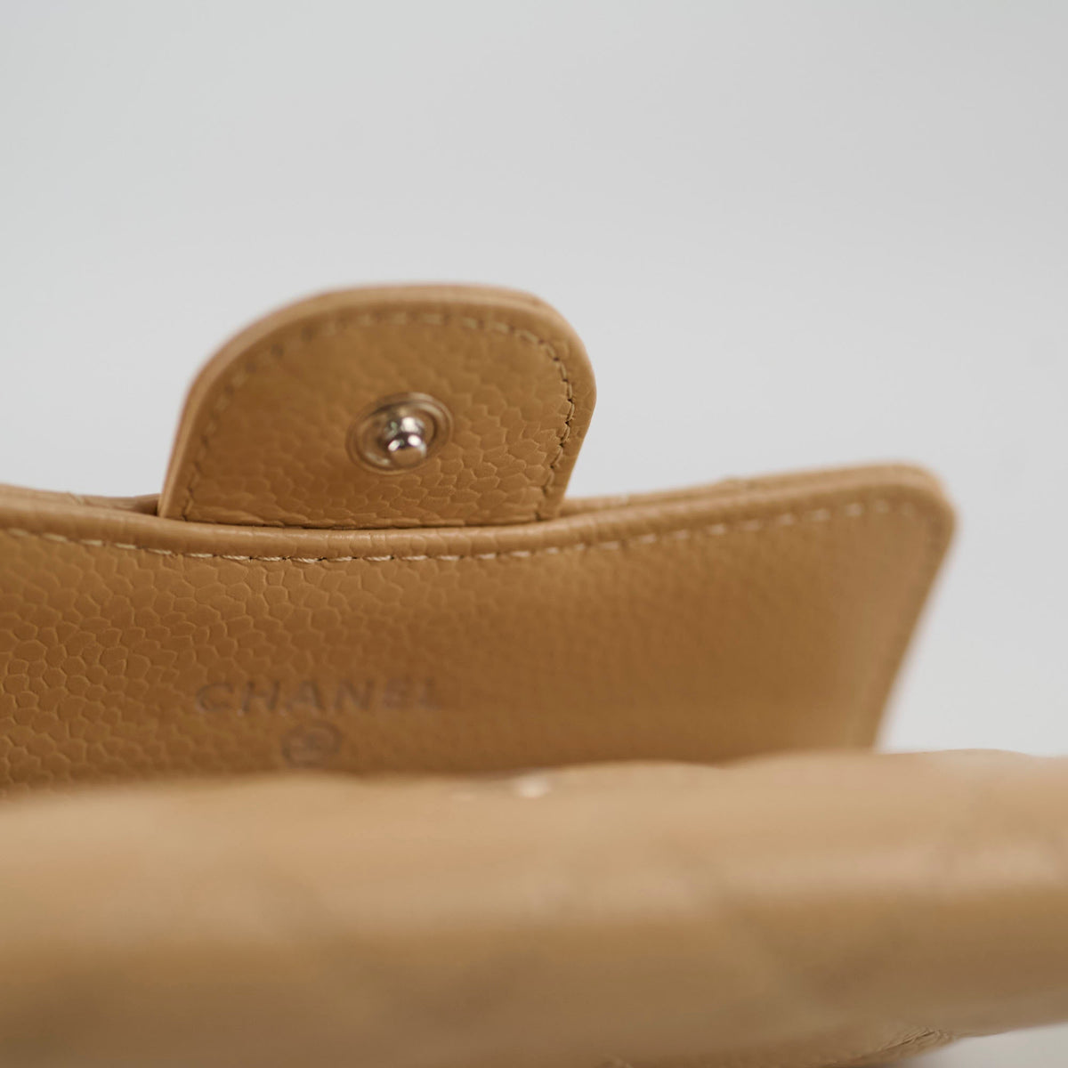 Chanel CC Caviar Beige Cardholder (Microchipped) - photo 9
