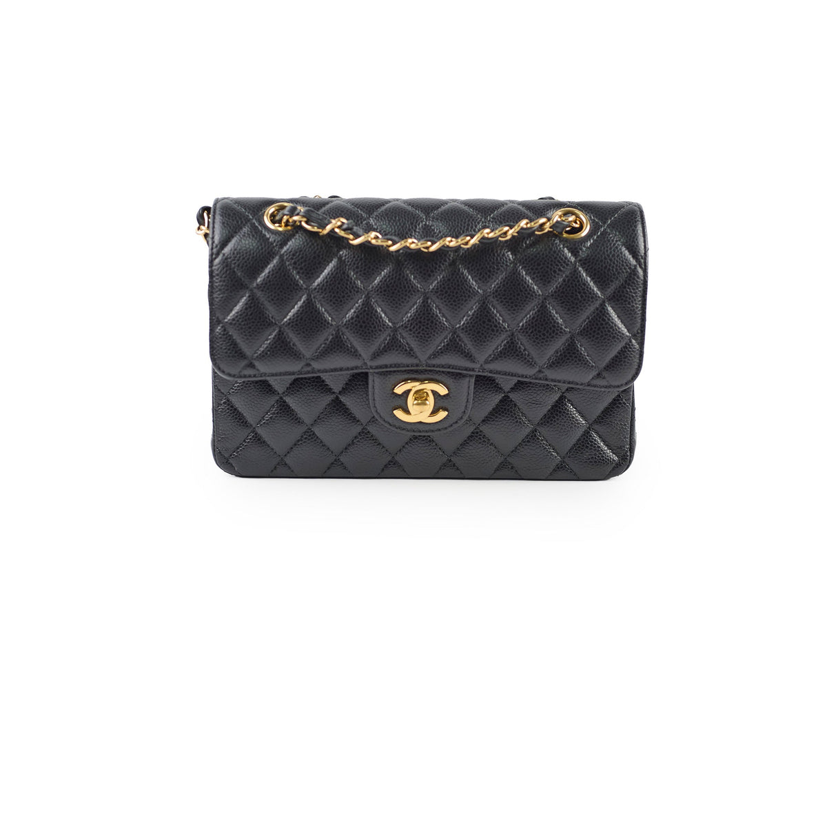 Chanel Small Classic Flap Caviar Black (Microchipped) - photo 1