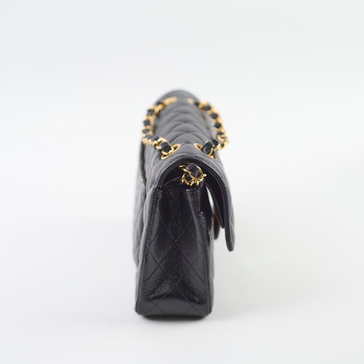 Chanel Small Classic Flap Caviar Black (Microchipped) - photo 3