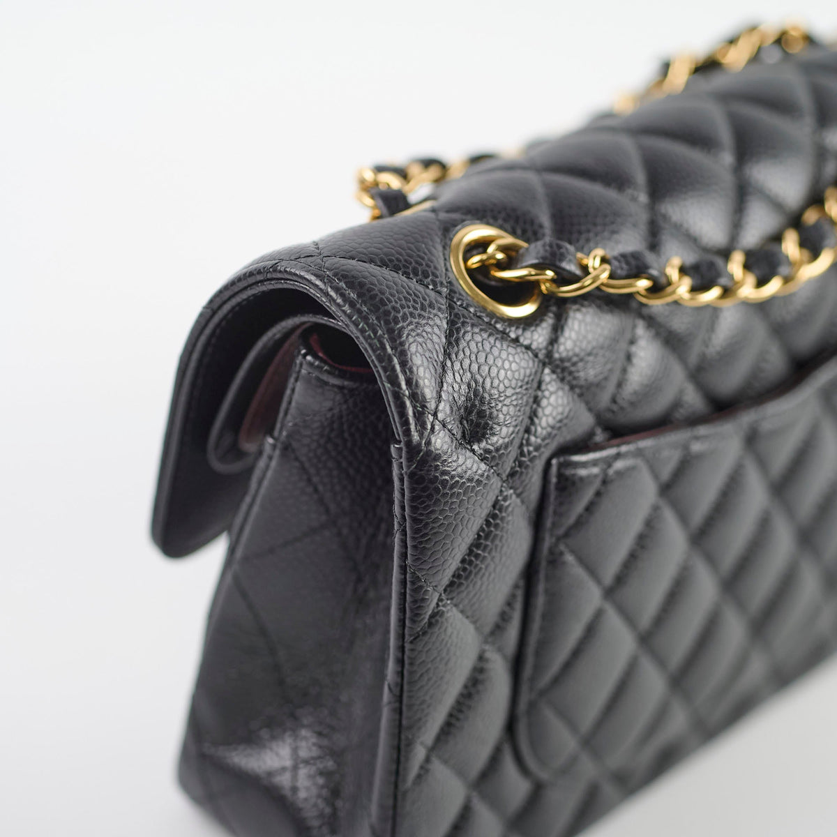 Chanel Small Classic Flap Caviar Black (Microchipped) - photo 16