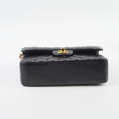 Chanel Small Classic Flap Caviar Black (Microchipped) - photo 4
