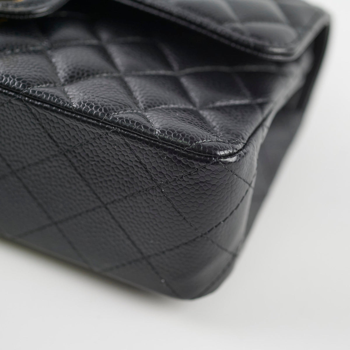 Chanel Small Classic Flap Caviar Black (Microchipped) - photo 13