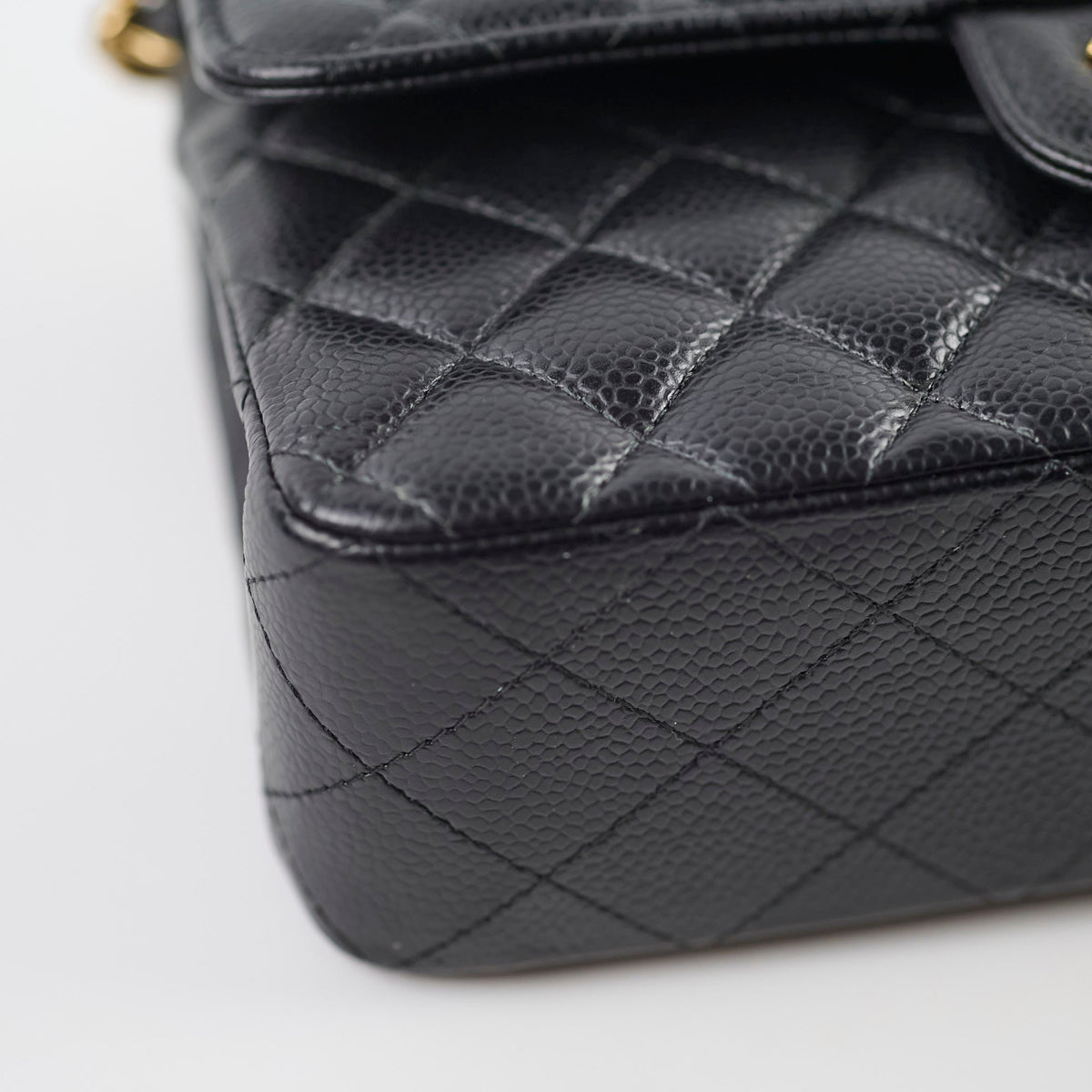Chanel Small Classic Flap Caviar Black (Microchipped) - photo 11