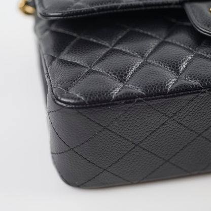 Chanel Small Classic Flap Caviar Black (Microchipped) - photo 11