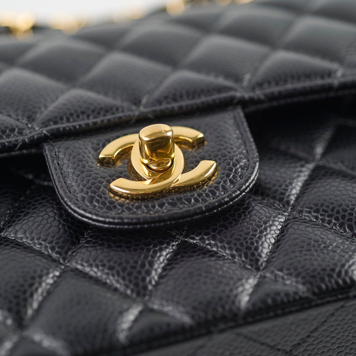 Chanel Small Classic Flap Caviar Black (Microchipped) - photo 15