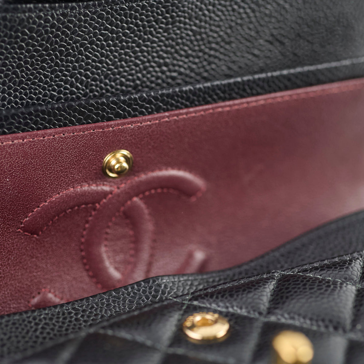 Chanel Small Classic Flap Caviar Black (Microchipped) - photo 9