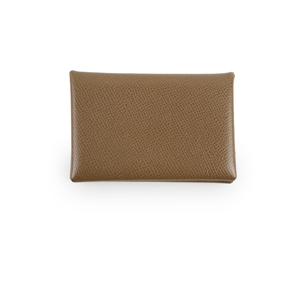 Hermes Calvi Cardholder Epsom Etoupe 2023 - photo 1