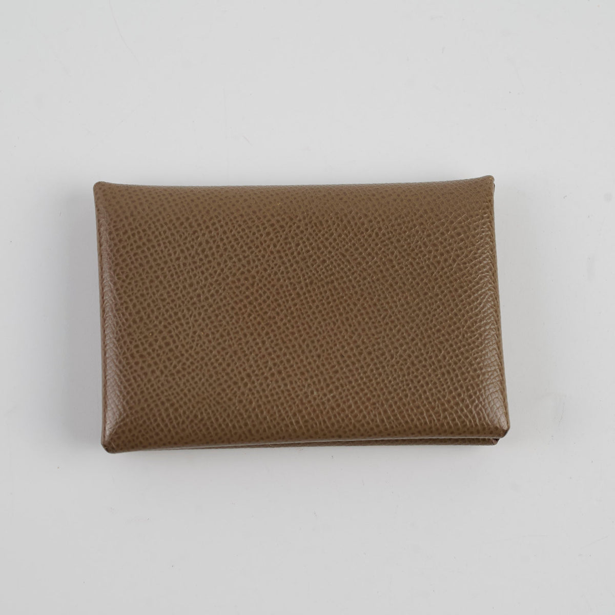 Hermes Calvi Cardholder Epsom Etoupe 2023 - photo 2