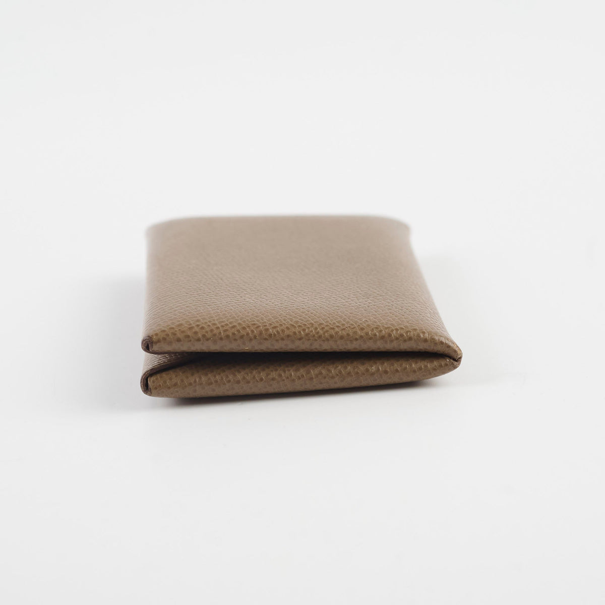 Hermes Calvi Cardholder Epsom Etoupe 2023 - photo 3