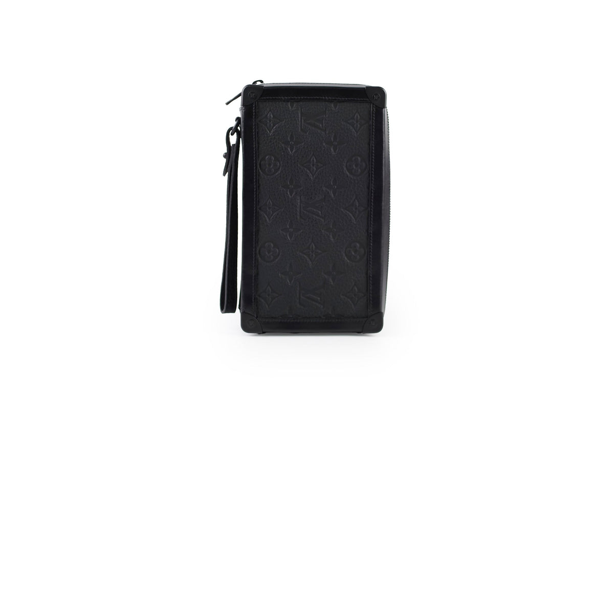 Louis Vuitton Soft Trunk Clutch Monogram Embossed Black - photo 1