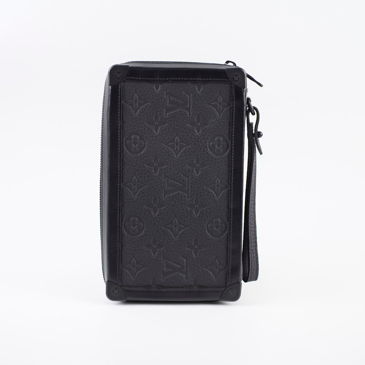 Louis Vuitton Soft Trunk Clutch Monogram Embossed Black - photo 2