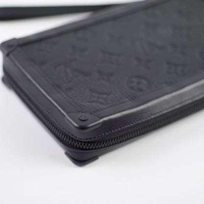 Louis Vuitton Soft Trunk Clutch Monogram Embossed Black - photo 12