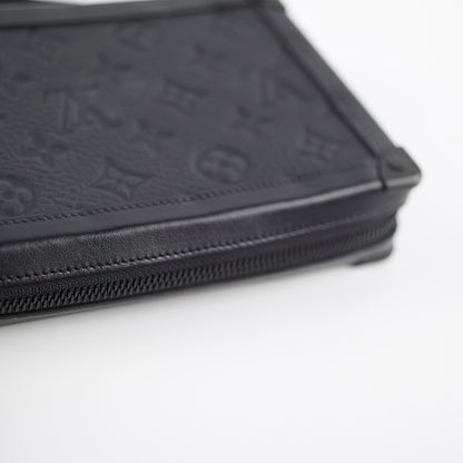 Louis Vuitton Soft Trunk Clutch Monogram Embossed Black - photo 11