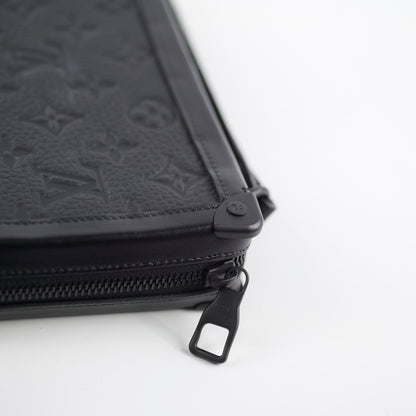 Louis Vuitton Soft Trunk Clutch Monogram Embossed Black - photo 8