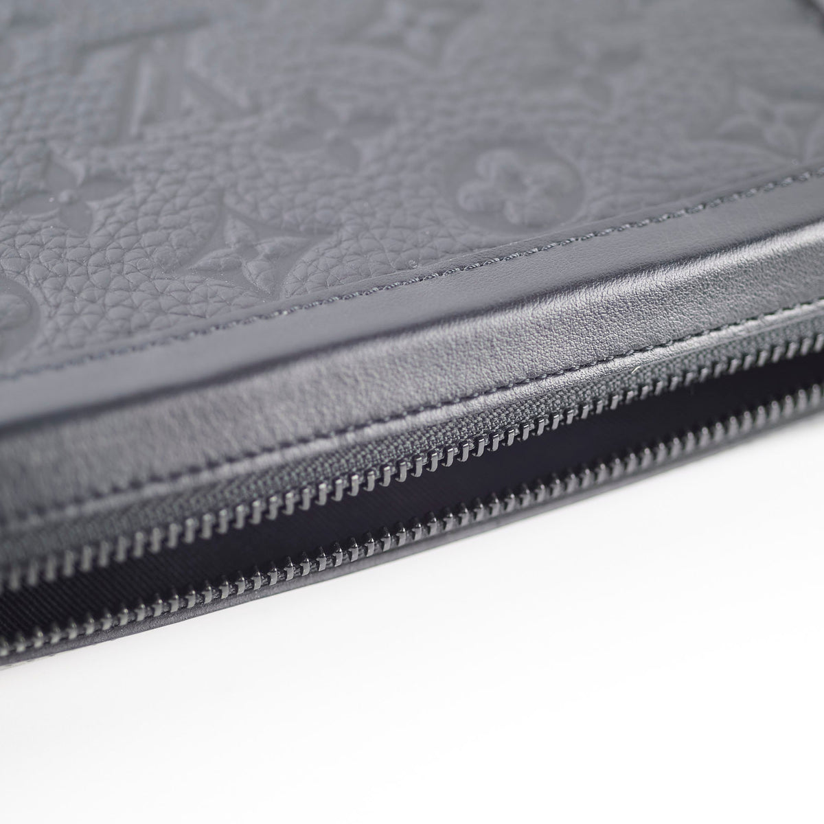 Louis Vuitton Soft Trunk Clutch Monogram Embossed Black - photo 6