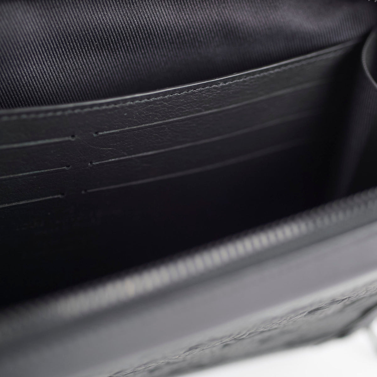Louis Vuitton Soft Trunk Clutch Monogram Embossed Black - photo 4