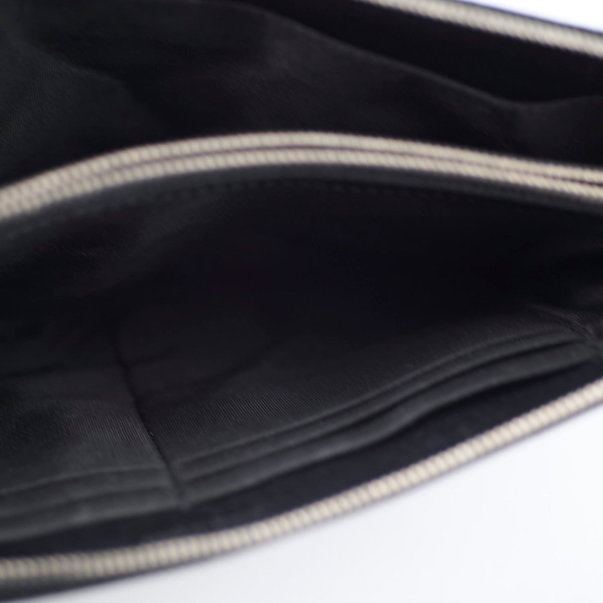 Chanel Double Zip Caviar Pouch Black SHW - photo 4