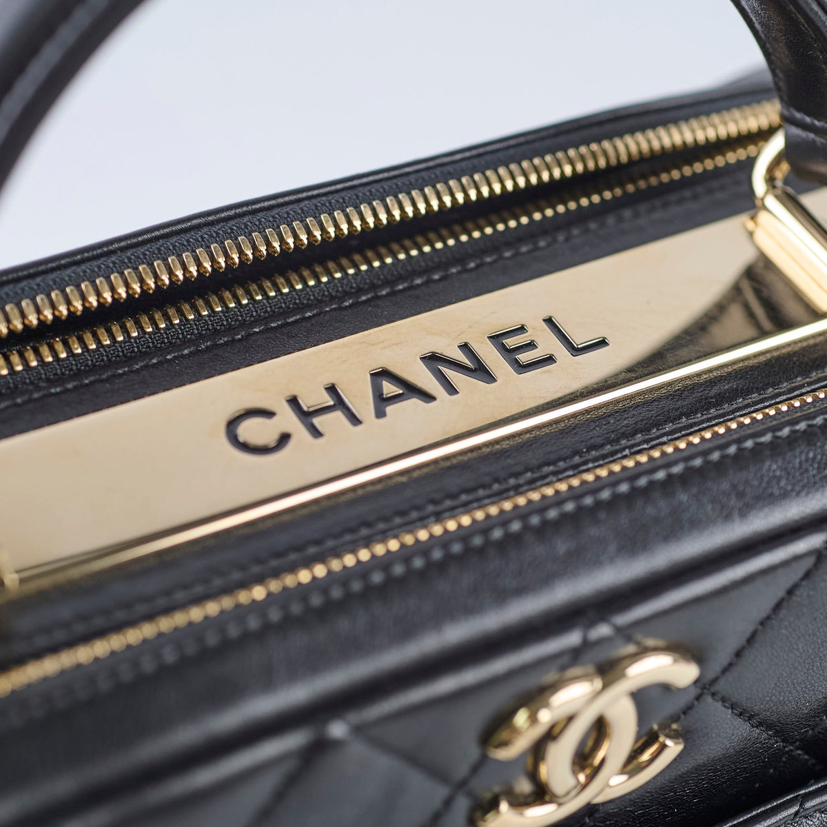 Chanel Trendy Vanity Lambskin Black 2017 - photo 7