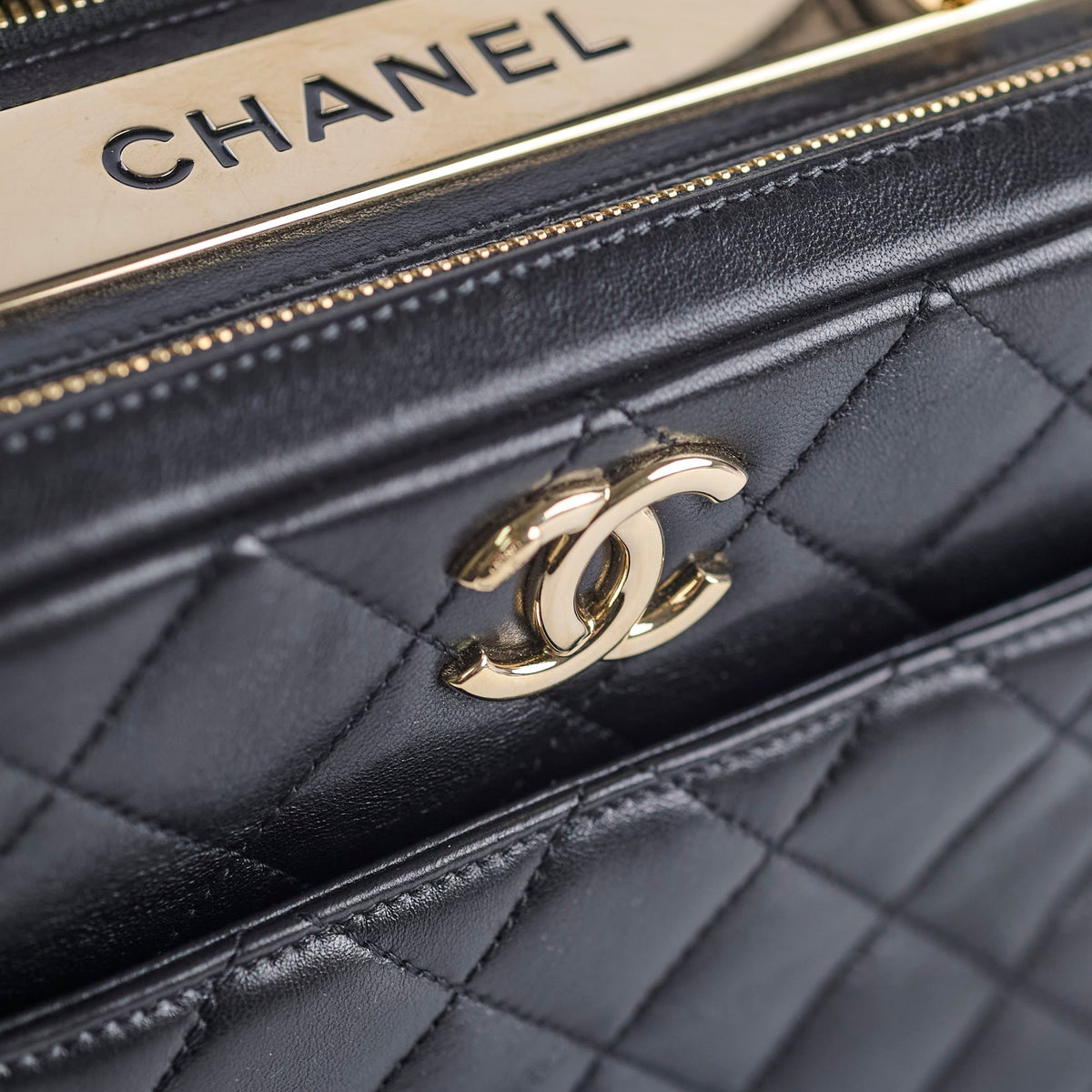Chanel Trendy Vanity Lambskin Black 2017 - photo 11