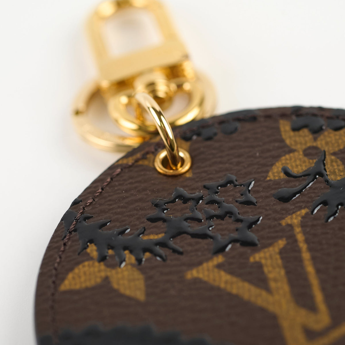 Louis Vuitton Blossom Noir Monogram Canvas Key Charm - photo 5
