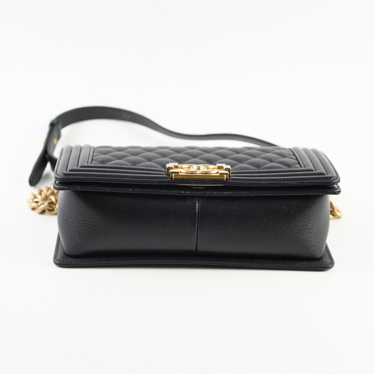 Chanel Old Medium Caviar Boy Bag GHW (Microchip) - photo 4