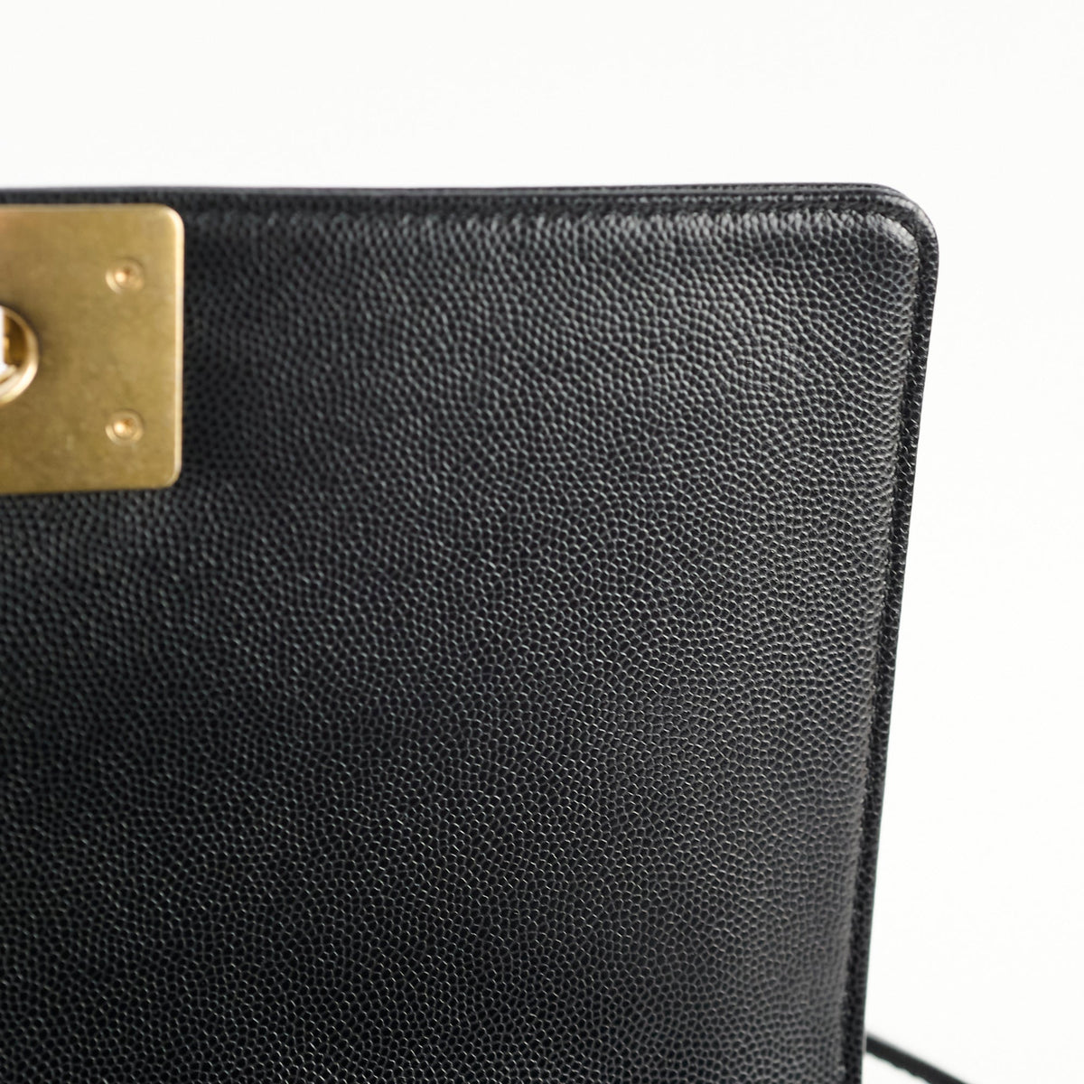 Chanel Old Medium Caviar Boy Bag GHW (Microchip) - photo 7