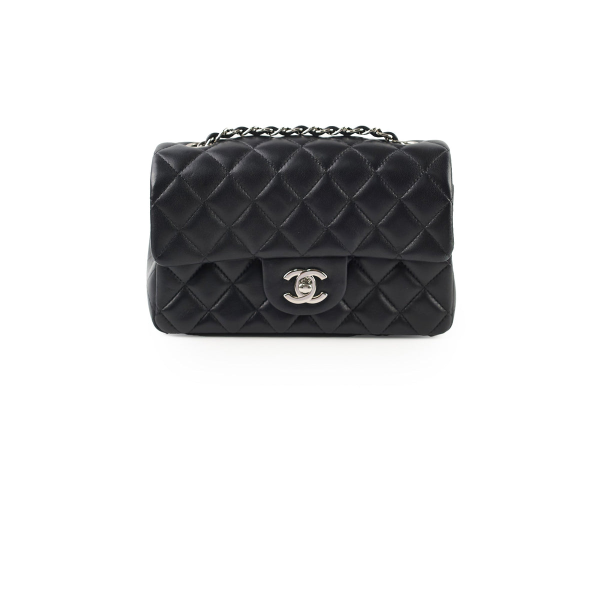Chanel Mini Rectangular Lambskin Black 2020 - photo 1