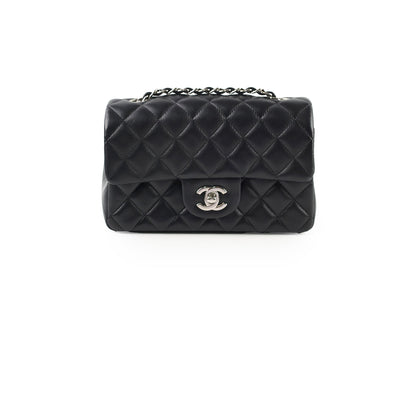 Chanel Mini Rectangular Lambskin Black 2020 - photo 1