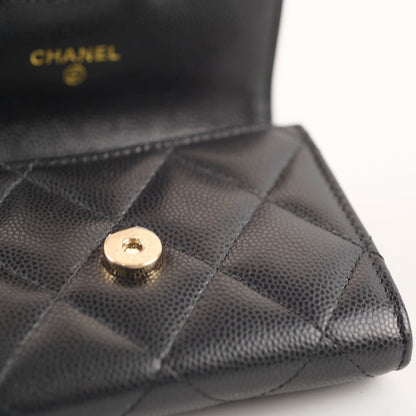 Chanel Caviar Clutch with Chain Black - photo 8