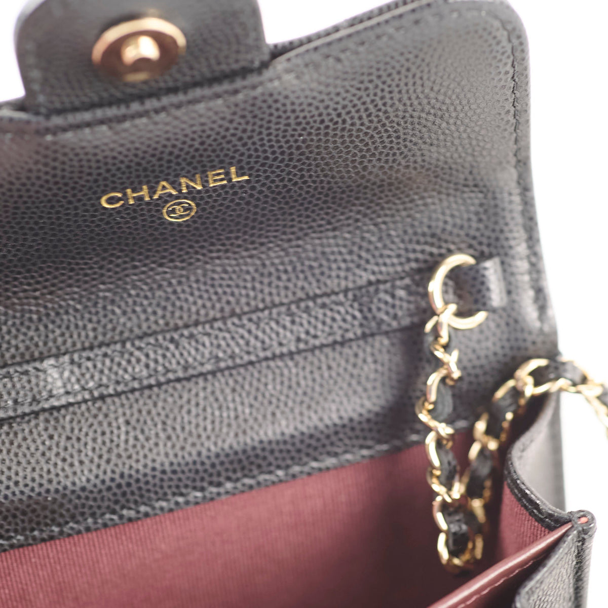Chanel Caviar Clutch with Chain Black - photo 10
