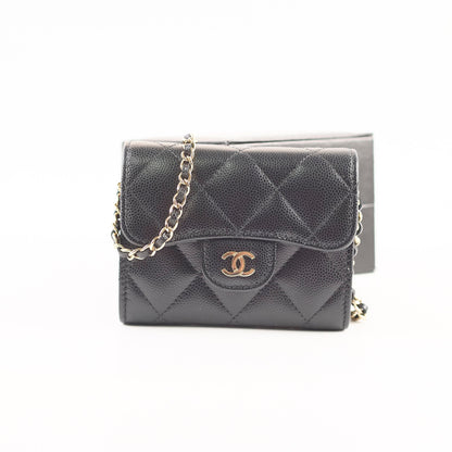 Chanel Caviar Clutch with Chain Black - photo 2