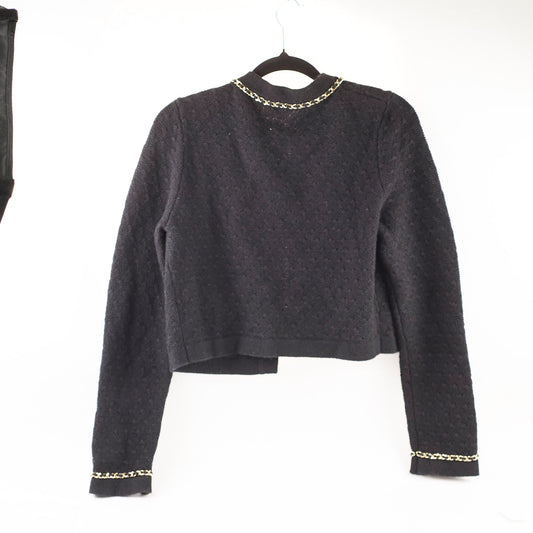 Chanel 23k Cashmere Jacket Black Size 34 - photo 2